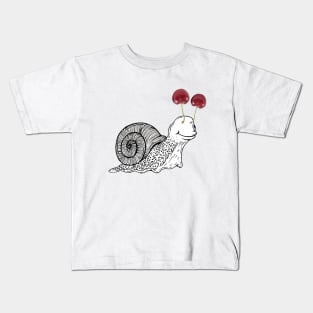 Cherry Snail Kids T-Shirt